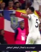 暴怒贝林场上怒喷：疯了吧，F**k off！所有五五开都判给巴萨